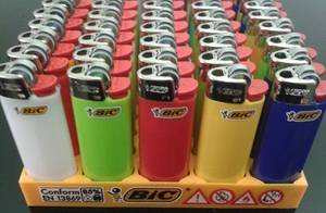 Wholesale solid lighter: BIC Lighters. 6.5cm Solid Color Disposable Mini Flint BIC Lighter