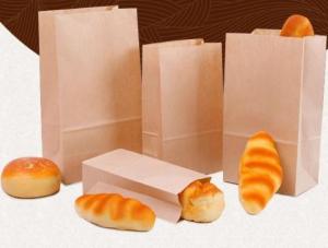 Wholesale paper packaging bags: Kraf Paper Food Bag Packaging
