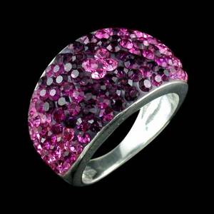 Wholesale w: Crystal Edge Ring Jewelry