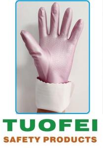Wholesale industrial absorber: PVC Flocklined Gloves