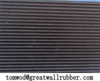 Sell Wide ribbed rubber sheet 