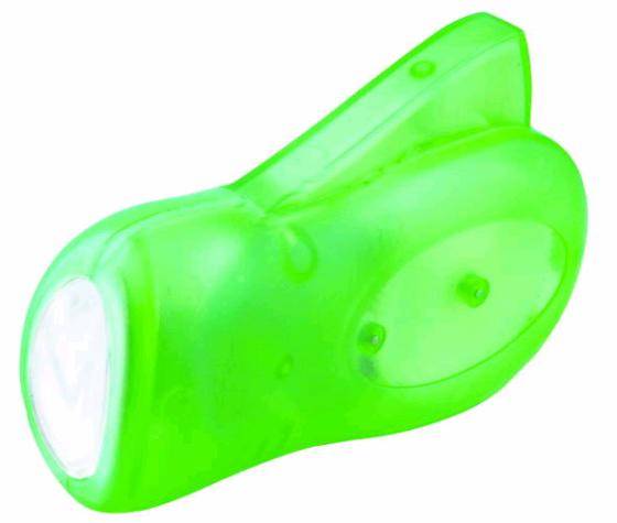 Hand Pressing Flashlight