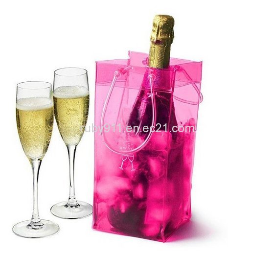plastic wine cooler bags