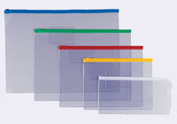 Transparent Plastic PVC File Document Bag