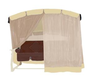 Wholesale mattress cover: Garden Swing Anastasiya with Mosquito Net
