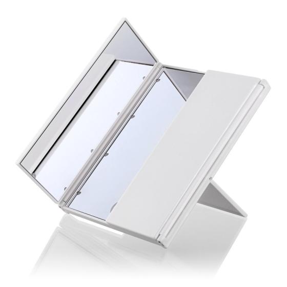 High Quality Tri Fold 8 Led Light Touch Screen Stand Vanity Tri Fold 8 Led Light Touch Screen Stand