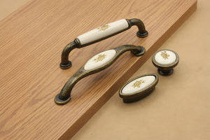 Wholesale Furniture Handles & Knobs: Bronze Ceramics Cabinet Pulls Handle, Furniture Handles, Drawer Knobs