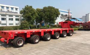 Wholesale china semi trailer manufacture: Hydraulic Axle Trailer
