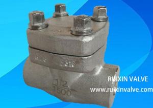 Wholesale forged check valve valve: High Pressure Forged Steel A105 Check Valve NPT