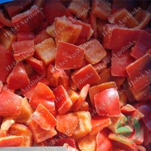 Wholesale frozen sweet red pepper: Frozen Red Pepper Cubes