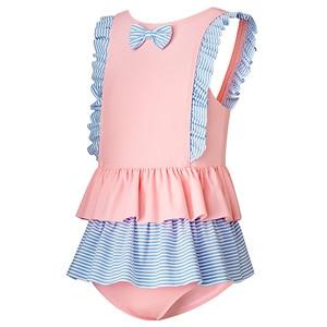 Wholesale swimsuit fabrics: Girls One Piece Swim Skirt    Baby Grade Fabric Swimwear      Custom Swimwear Manufacturers