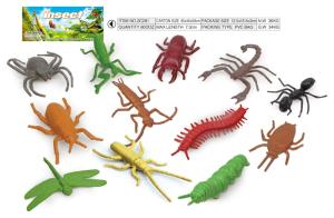 Wholesale f: 4*4.5cm PVC Mini Insect Animal Toys for Kids