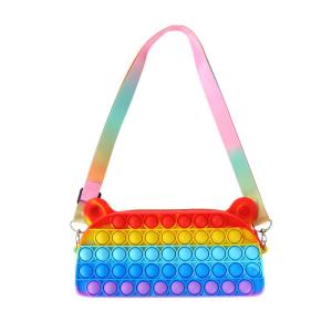 Wholesale fidget toys: Fidget Handbag Fashion Lady Silicone Toys Bag
