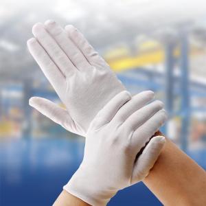 Wholesale cotton glove: Quality White Cotton Gloves Safe Production Protection