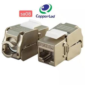Wholesale cat 6a: FTP Cat.6A Keystone Jack 180 Degree