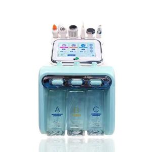 Wholesale rf beauty equipment: 2022 Newest H2o2 Small Bubble Ultrasonic 6 Handles Diamond Dermabrasion Machine Skin Care Machine