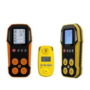 Wholesale water leak alarm: Handheld Rechargeable Battery 3 Alarm CH4 CO O2 H2S NH3 Portable 4 in 1 Multi Gas Detector Analyzer