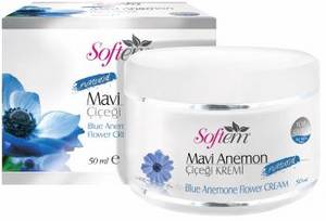 Anti Aging Face Cream Blue Anemone Flower Oil Herbal Cream