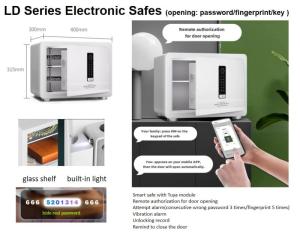 Wholesale fingerprint safe: LD Smart Fingerprint Digital Safe Box