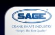 Sage Crankshaft Industry Company Logo