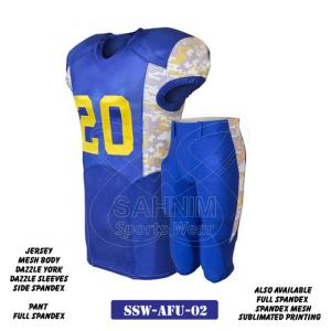 Wholesale sublimated american football uniforms: Custom Wholesale Sublimation American Football Uniform, Youth American Football Uniform