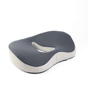 Wholesale office chair fabric: Wholesale Velvet Fabric Orthopedic Memory Foam Pillow Office Chair Car Seat Cushion with Hole