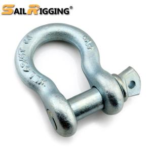 Wholesale forged part: Galvanized Forged Marine Parts G80 Shackle 34