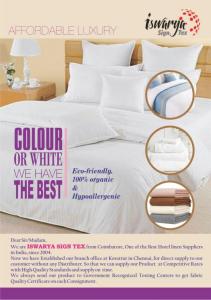 Wholesale offering pillows: White Bed Sheet Set