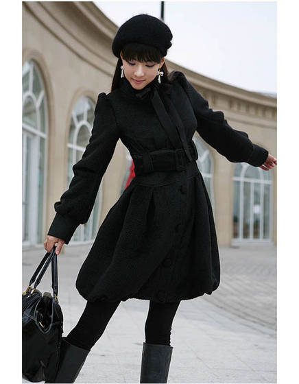 trench coat with skirt bottom