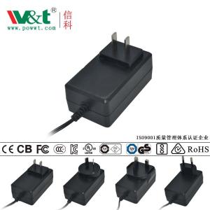 Wholesale solar cable: Factory Price 24W 5V 9V 12V 24V AC/DC Power Adapter for LED UV Lamp with KC KCC