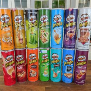 Wholesale carton: Pringles Potato Chips Available in All Different Flavor and Sizes