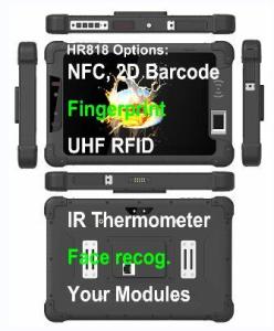 Wholesale fingerprint safe: Cheapest HIDON Rugged Tablet 8 Inch 2D Barcode Scanner FBI Fingerprint Waterproof Computer