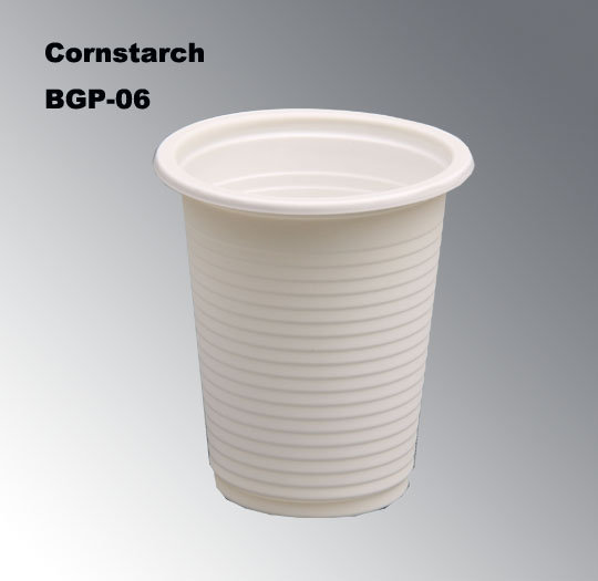 Degradation Cornstarch Material Disposable Eco-Friendly  Compostable Cup BGP-06