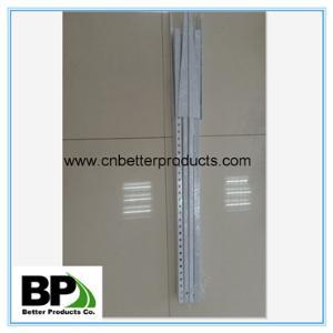 Wholesale square tube: Traffic Galvanized Perforated 12 Gauge or 14 Gauge Thickness Square Tube Sign Post