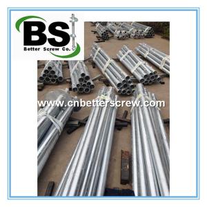 Wholesale b: Extendable Customized Round Shaft Helical Piles Underpinning the Wall
