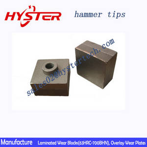 Wholesale u: 63HRC White Iron Shredder Hammer Tips for Sugar Mill OEM China Professional Manufacturer