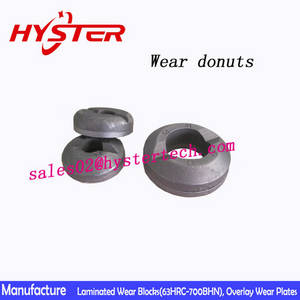Wholesale jaw crusher oem: 63HRC White Iron Wear Donuts
