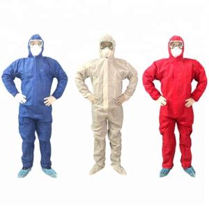Wholesale orange: Nonwoven Protective Suit Disposable Medical Protective Clothing Overall