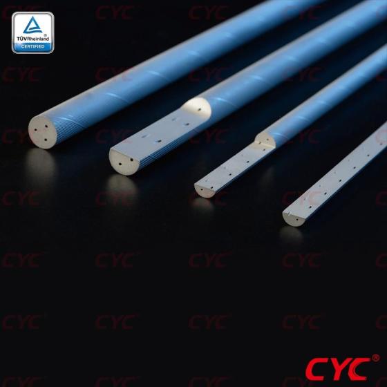 Sell Helical Coolant Carbide Rods 2 Helical Holes 40 Degree H6 Tolerance