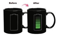 Professional Supply Color Changing Mug Heat Changing Magic...