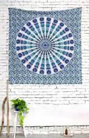 Sell Selling Opens now for Wall Hanging Tapestry Blue Bohemein 