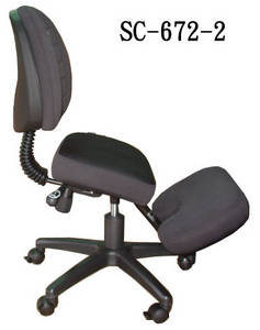 Wholesale pu chair caster: BH-672-2 Kneeling Chair, Kneeling Posture Chair, Ergonomic Chair, Ergonomic Kneeling Posture Chair