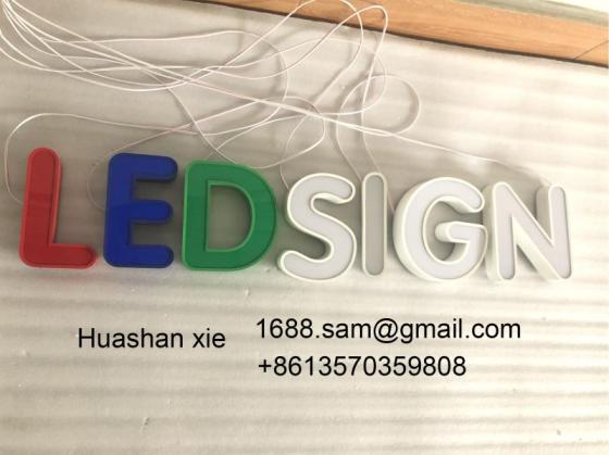 Led Signage Illuminated 3d Letter Metal Channel Letter Advertising 