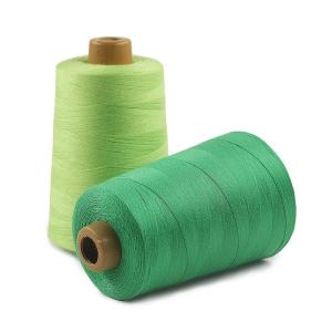 Wholesale home sewing machine: High Tenacity 100% Polyester Dyed Sewing Thread Ne 20s 30s 40s 50s 60s with 100% Polyester Virgin Yi