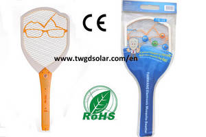 Wholesale rohs battery: Tianwang RoHs&CE ABS 2-layer Battery Electronic Mosquito Racket with LED Light