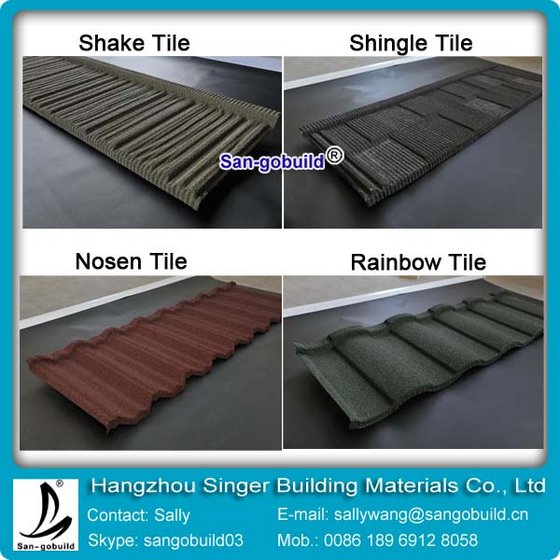 zinc roof tiles