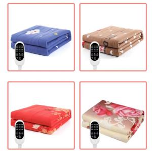 Wholesale v: Blankets Warm Heated Blanket 220v Plush Electric Heater Double Body Dual Control Winter Product EU P