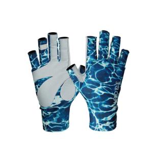 Wholesale fishing fly: Custom Best UPF50+ Sun Protection Fly Fishing Gloves Manufacturer