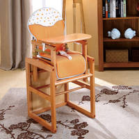 Combination of Wooden Baby Chair