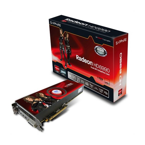 Brand New Sapphire AMD Radeon HD 6990 HD6990 Graphics Card(id:6790639 ...